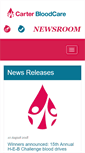 Mobile Screenshot of news.carterbloodcare.org