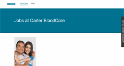 Desktop Screenshot of jobs.carterbloodcare.org