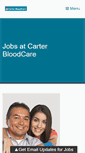 Mobile Screenshot of jobs.carterbloodcare.org